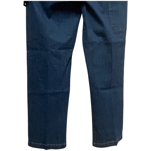 Erika Dark Blue Jeans w/Rhinestone Button - Picture 4 of 5